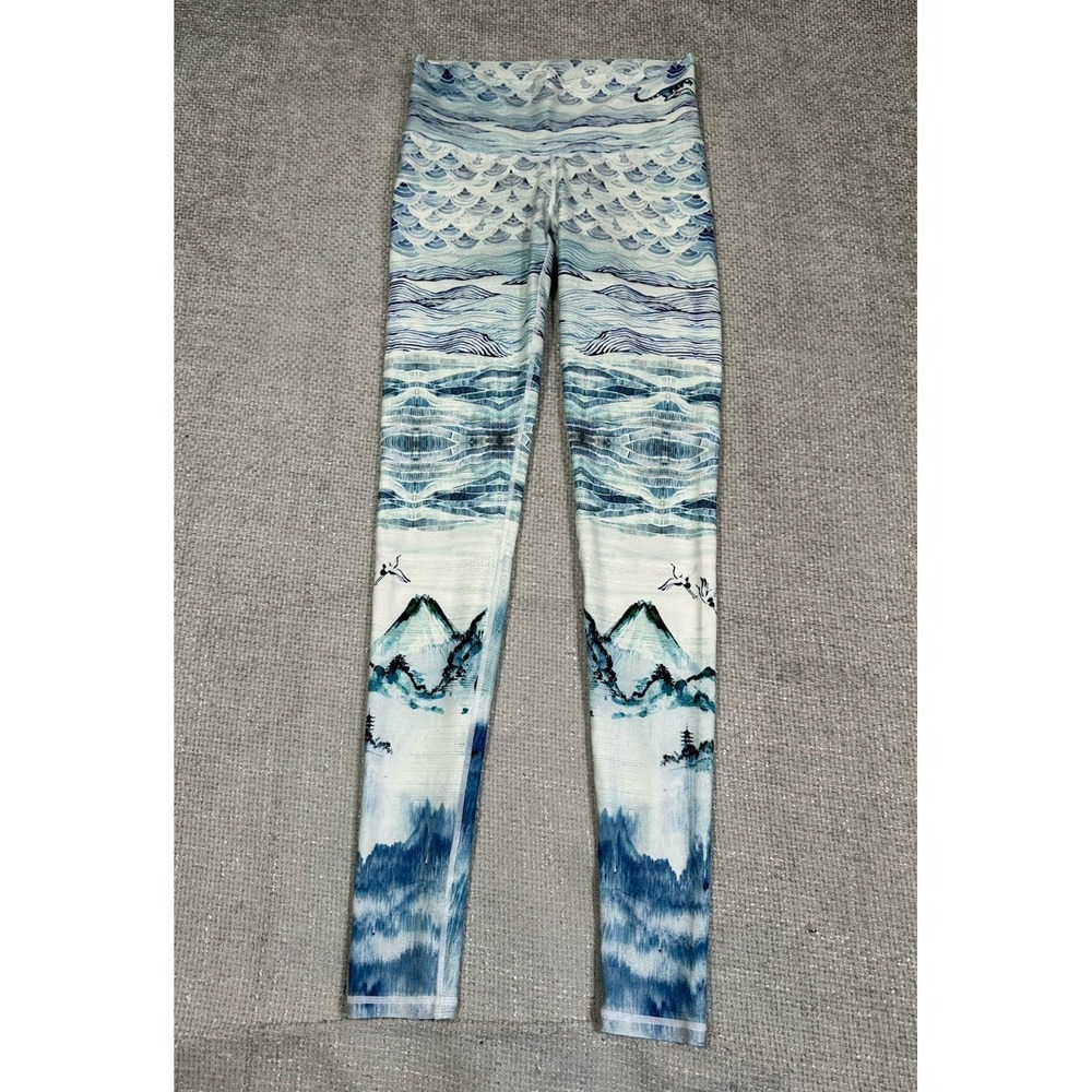 Niyama Sol Leggings Womens‎ Medium Fuji Endless Yoga Pilates Boho Rare